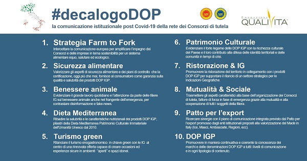 La Fondazione Qualivita propone il #decalogoDOP