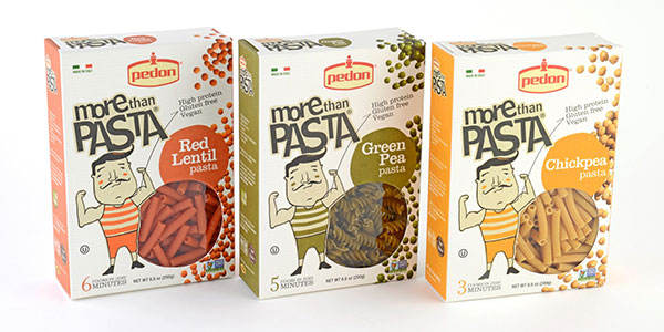 La pasta di legumi Pedon premiata agli Italian Food Awards 