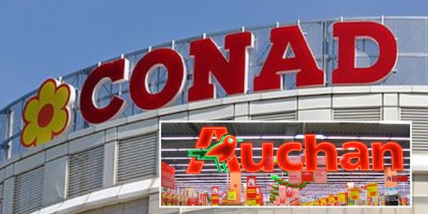 Conad-Auchan, parte l'integrazione della rete 