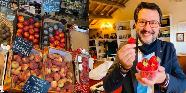 Salvini se la prende con la frutta spagnola