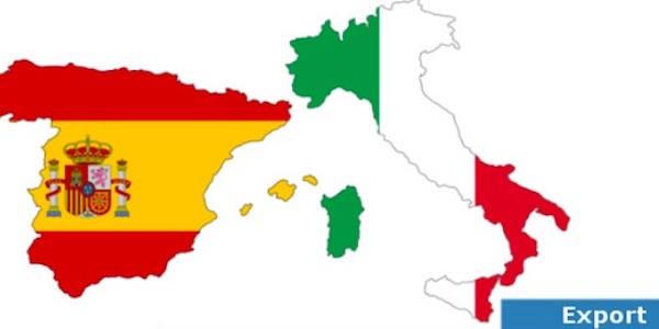 Vendite all'estero: la Spagna corre, l'Italia arranca