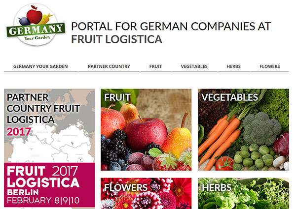 Fruit Logistica gioca in casa: Germania Paese partner 2017