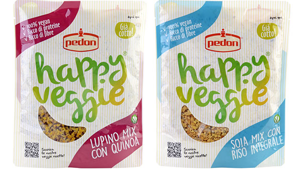 Pedon presenta due nuove referenze Happy Veggie 
