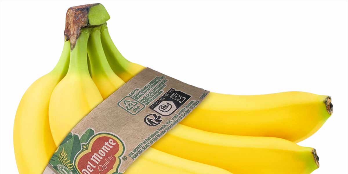 Del Monte diventa più sostenibile con le banderuole in carta - Italiafruit  News