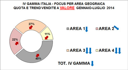 rend IV Gamma totale Italia per area geografica