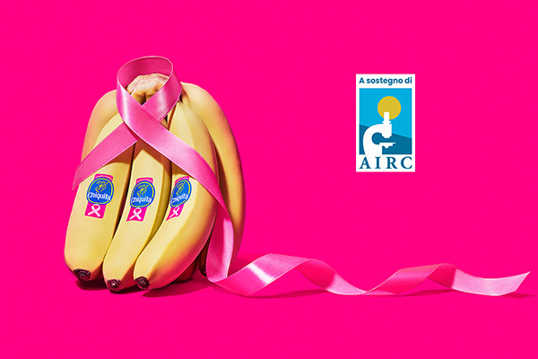 Chiquita, torna il bollino blu in partnership con Airc