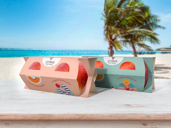 Packaging smart per le pesche di Citrus L'Orto Italiano
