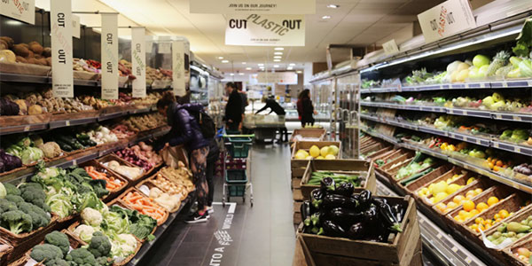 Il supermercato senza plastica arriva anche nel Regno Unito