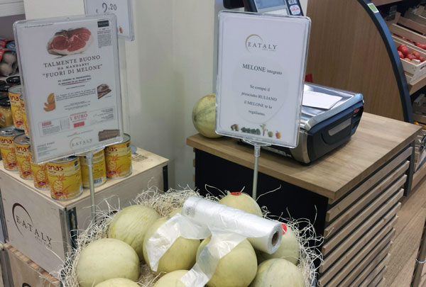 Cross selling Eataly - prosciutto e melone