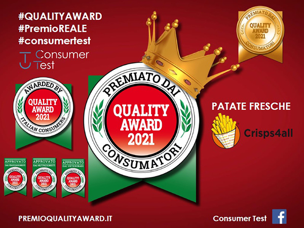 Campania Patate si aggiudica il premio «Quality Award 2021»