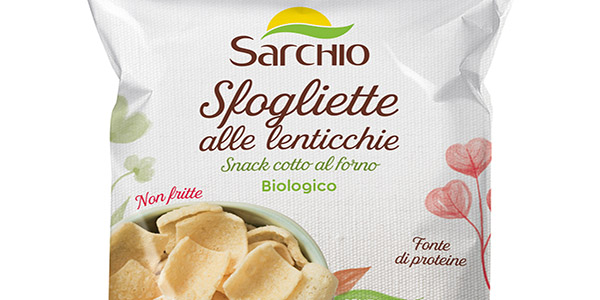 Bio, vegan e gluten free, i nuovi snack salati Sarchio 
